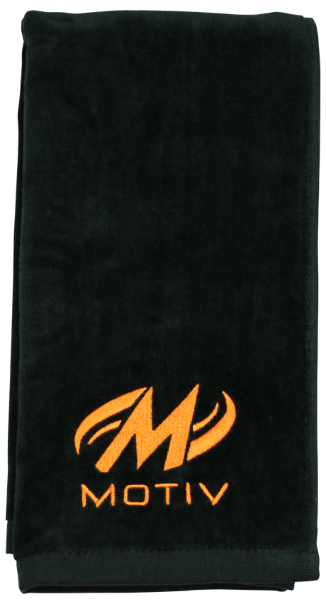 Motiv Competition Towel Orange FEATURES AND BENEFITS 100% cotton plush towel Hemmed edge and Embroidered MOTIV logo