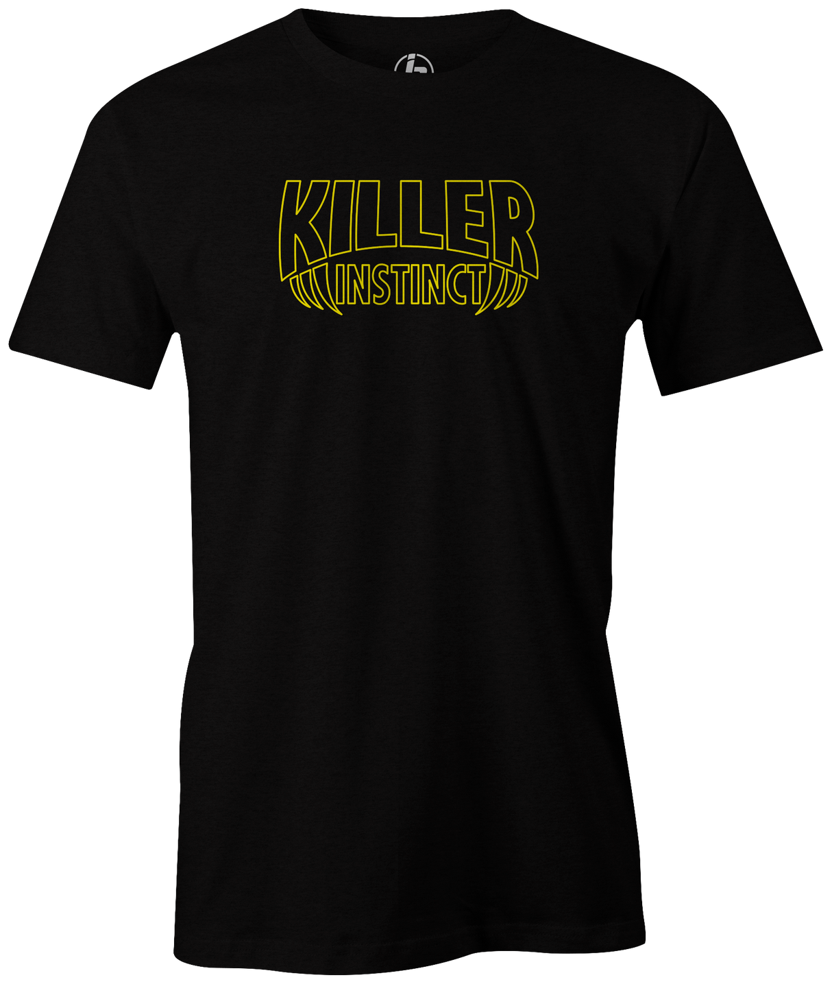 Re-live this old school ball with this Ebonite Killer Instinct logo T-shirt! Retro, Vintage, old school bowling ball. Grab this awesome shirt and hit the lanes!  Tshirt, tee, tee-shirt, tee shirt, Pro shop. League bowling team shirt. PBA. PWBA. USBC. Junior Gold. Youth bowling. Tournament t-shirt. Men's. Bowling Ball. 