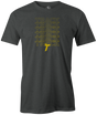 Track Stacked! Hit the lanes in this awesome Track t-shirt and show everyone that you are a part of the team!  Tshirt, tee, tee-shirt, tee shirt, Pro shop. League bowling team shirt. PBA. PWBA. USBC. Junior Gold. Youth bowling. Tournament t-shirt. Men's. Bowling Ball