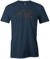 MOTIV Outline T-shirt Orange