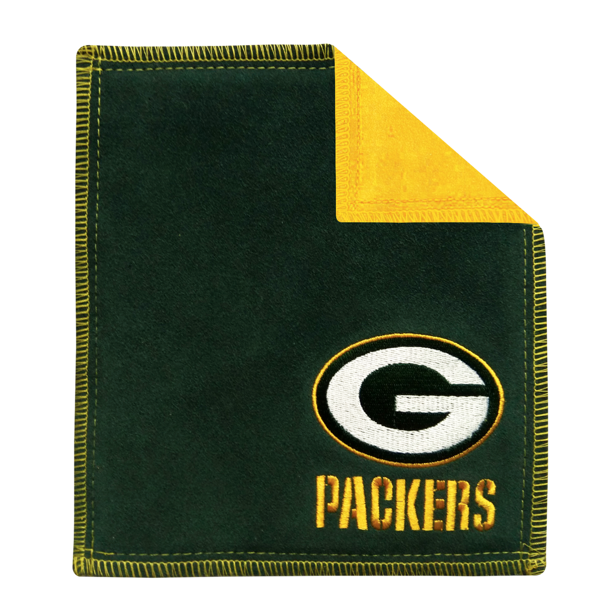 Green Bay Packers bowling shammy towel for bowlers clean wipe sling for bowling balls