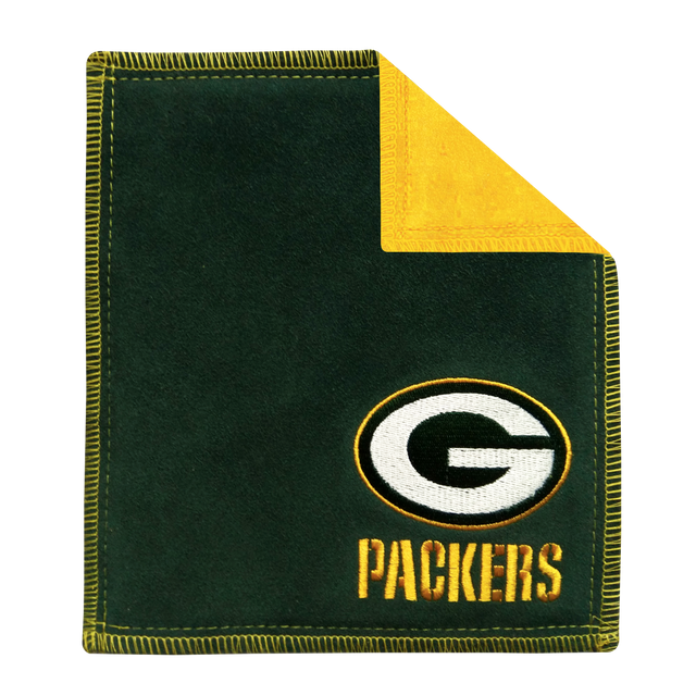 Green Bay Packers bowling shammy towel for bowlers clean wipe sling for bowling balls