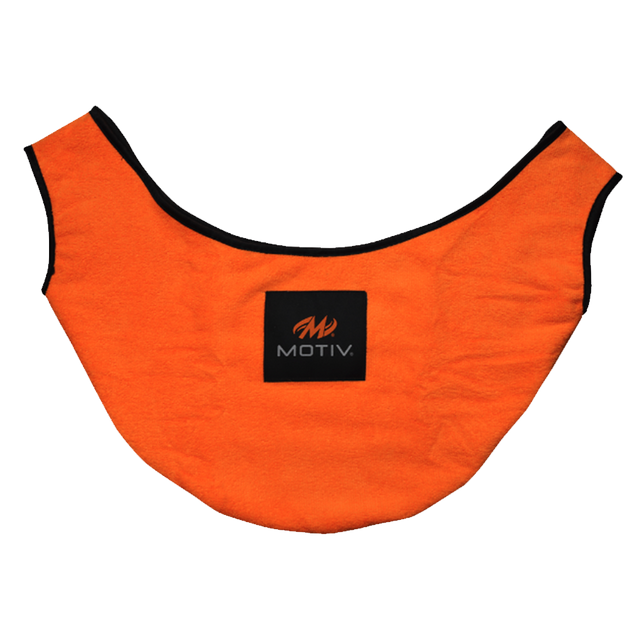 Motiv Luxury Microfiber See-Saw Orange Luxury Microfiber material is ultra-plush for extra protection. Perfect for carrying that one extra loose ball Clean bowling balls with a quick spin.