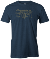 Re-live this old school ball with this Columbia 300 Omen Ball logo T-shirt! Retro, vintage, old school bowling ball. This is the perfect gift for any Columbia 300 fan or avid bowler. Tshirt, tee, tee-shirt, tee shirt, Pro shop. League bowling team shirt. PBA. PWBA. USBC. Junior Gold. Youth bowling. Tournament t-shirt. Men's. Bowling ball. savage life. Keven williams. Song.