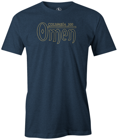 Re-live this old school ball with this Columbia 300 Omen Ball logo T-shirt! Retro, vintage, old school bowling ball. This is the perfect gift for any Columbia 300 fan or avid bowler. Tshirt, tee, tee-shirt, tee shirt, Pro shop. League bowling team shirt. PBA. PWBA. USBC. Junior Gold. Youth bowling. Tournament t-shirt. Men's. Bowling ball. savage life. Keven williams. Song.