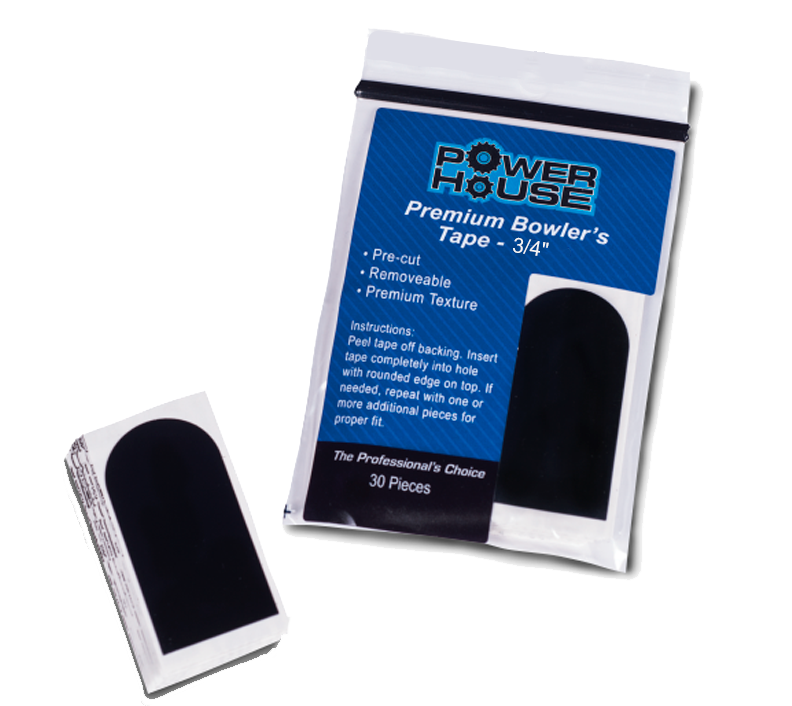 Powerhouse Bowling Premium Fitting Tape - Black 3/4"