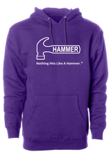 Hammer Bowling White Tagline Hoodie