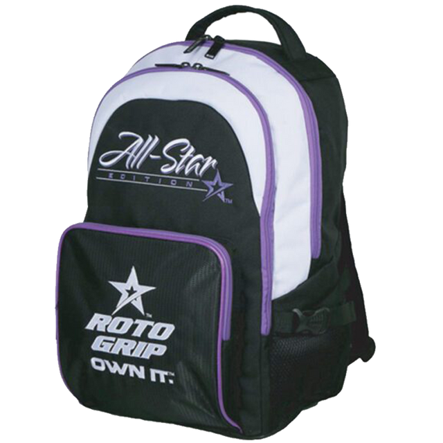 Roto Grip All Star Edition Backpack Black/White/Purple suitcase league tournament play sale discount coupon online pba tour