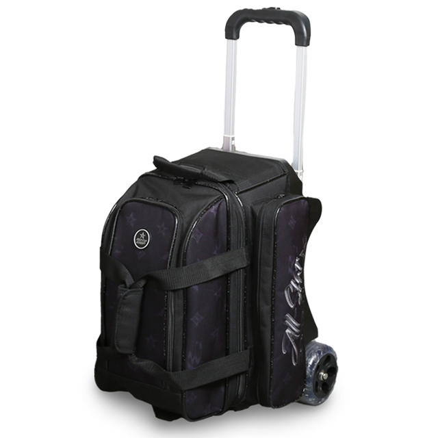 Roto Grip All Star Edition 2 Ball Double Roller Blackout Bowling Bag suitcase league tournament play sale discount coupon online pba tour