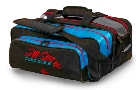 Roto Grip Carryall Double Tote Competitor Black/Red/Blue Bowling Bag