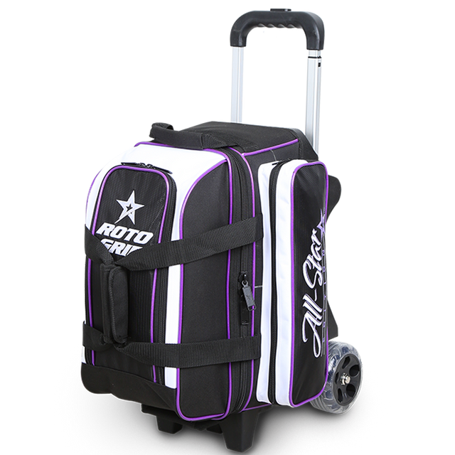 Roto Grip All Star Edition Purple 2 Ball Double Roller Bowling Bag suitcase league tournament play sale discount coupon online pba tour