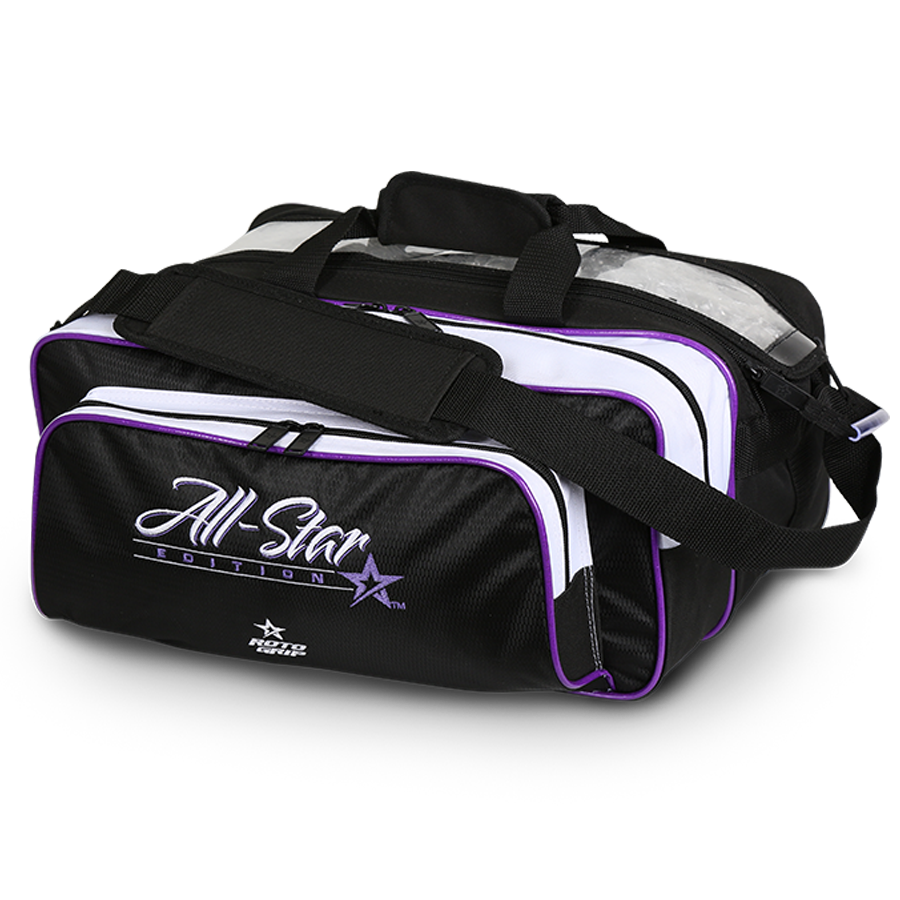 Roto Grip 2 Ball Double Tote All Star Edition Purple Bowling Bag suitcase league tournament play sale discount coupon online pba tour