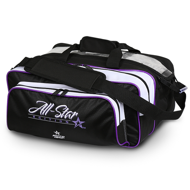 Roto Grip 2 Ball Double Tote All Star Edition Purple Bowling Bag suitcase league tournament play sale discount coupon online pba tour