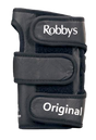 Robby's Leather Original Bowling Glove Leather provides extreme comfort and reliability Promotes a proper wrist position allowing for an accurate, precise and powerful release Produces the ability for more consistent shots Top and bottom metal inserts enhance wrist strength for an optimal release