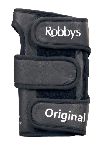 Robby's Leather Original Bowling Glove Leather provides extreme comfort and reliability Promotes a proper wrist position allowing for an accurate, precise and powerful release Produces the ability for more consistent shots Top and bottom metal inserts enhance wrist strength for an optimal release