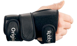 Robby's Leather Original Bowling Glove Leather provides extreme comfort and reliability Promotes a proper wrist position allowing for an accurate, precise and powerful release Produces the ability for more consistent shots Top and bottom metal inserts enhance wrist strength for an optimal release
