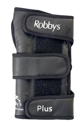 Robby's Leather Plus Bowling Glove Leather provides extreme comfort and reliability Promotes a proper wrist position allowing for an accurate, precise and powerful release Produces the ability for more consistent shots Top and bottom metal inserts enhance wrist strength for an optimal release