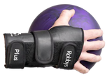Robby's Leather Plus Bowling Glove Leather provides extreme comfort and reliability Promotes a proper wrist position allowing for an accurate, precise and powerful release Produces the ability for more consistent shots Top and bottom metal inserts enhance wrist strength for an optimal release