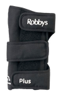 Robby's Cool Max Plus Bowling Glove Promotes a proper wrist position allowing for an accurate, precise and powerful release Produces the ability for more consistent shots Extra-long metal inserts maximize wrist and forearm strength for optimal release Designed of cool, moisture wicking breathable materials
