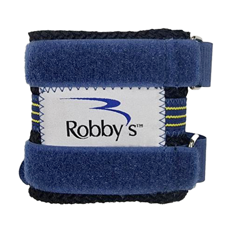 Robby's Wrist Wrap FEATURES AND BENEFITS Latex foam construction for comfort and durability Robust hook and loop straps for increased security Provides added support when delivering the ball