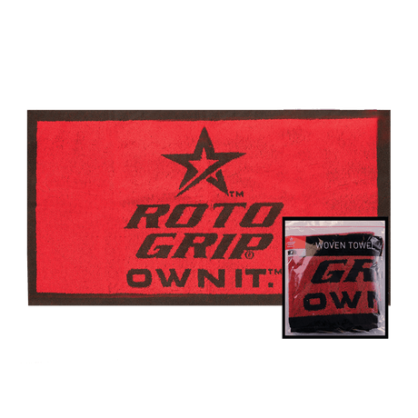 Show your brand loyalty with this Roto Grip woven towel... whether you use it to wipe the oil off your ball or the sweat from your forehead... this sweet towel shows everyone the brand you support!