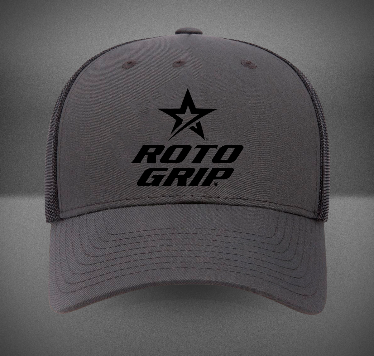 Roto Grip Bowling Black Retro Trucker Hat