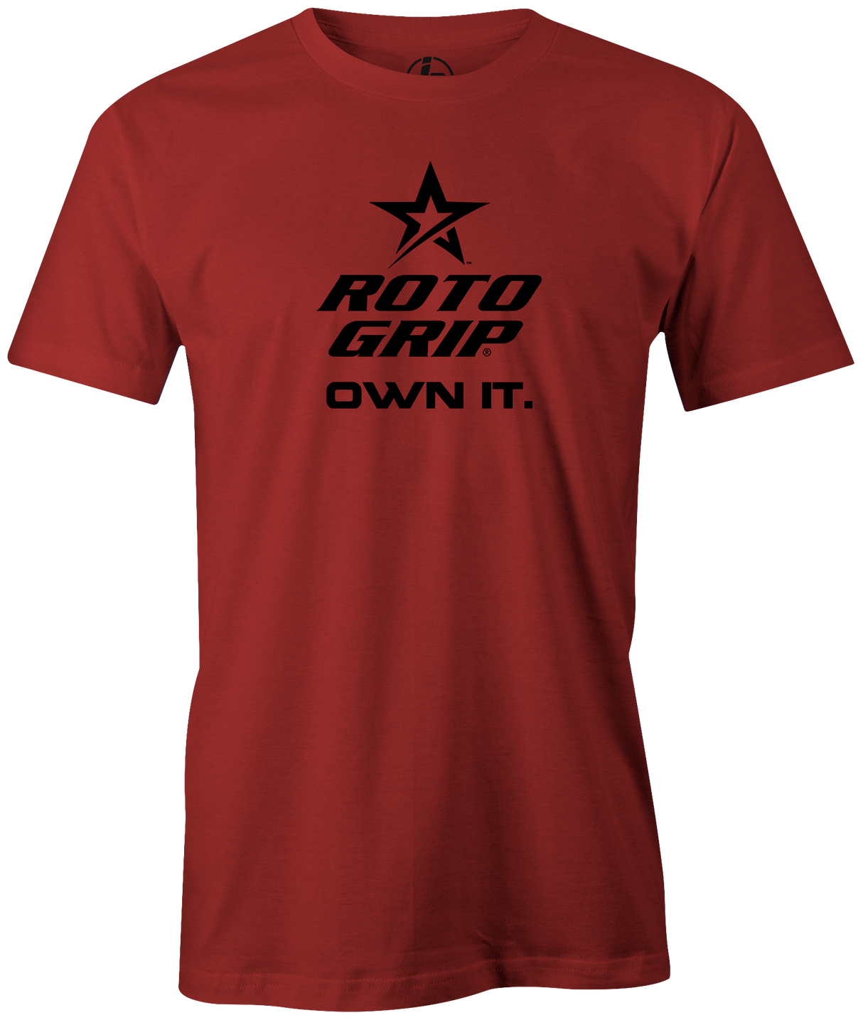 roto-grip-classic-own-it bowling-ball-logo-tee-shirt-bowler-tshirt