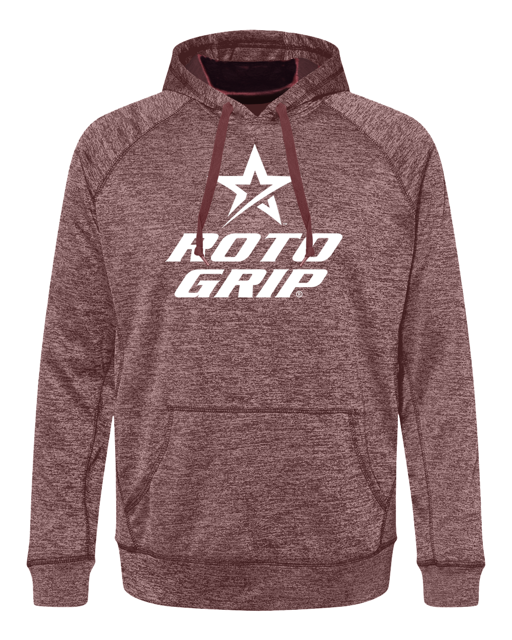 roto grip bowling hoodie red heather sleek style anthony simonsen pba pro bowlers tour leagues tournament gift bowler red
