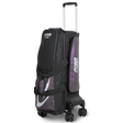 Storm Rolling Thunder Signature 3 Ball Roller (4-Wheel Edition) Black/Opal Bowling Bag suitcase league tournament play sale discount coupon online pba tour