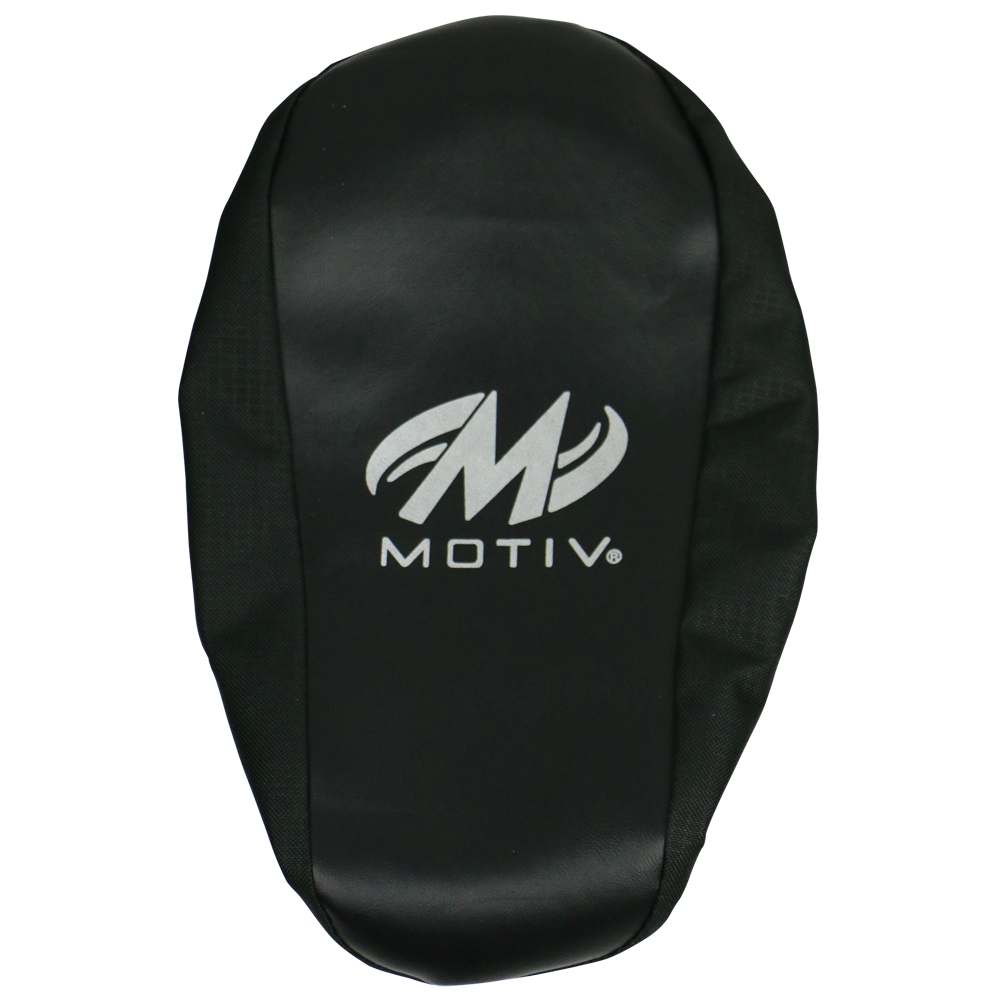 Motiv Resistance Shoe Cover Wear resistance shoe covers when you are off the lanes to guard against spilled beverages, rain, melting snow, and other moisture on bowling center floors.  Highly elastic deseign makes them incredibly easy to slip on and off. Durable construction and comfortable fit. Silver MOTIV logos on the toe and sole. One pair of black shoe covers are in each package. Available in 3 sizes - Small, Medium, and Large.