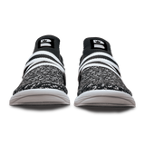 Brunswick Slingshot Black/White Bowling Shoes * Athletic performance knit * Easy to slip on * No lace fastening system * Extra-light molded EVA outsole * Raised rubber heel for a controlled slide * Pure slide microfiber slide soles on both sides * Superior slide immediately *  * 