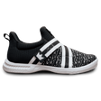 Brunswick Slingshot Black/White Bowling Shoes * Athletic performance knit * Easy to slip on * No lace fastening system * Extra-light molded EVA outsole * Raised rubber heel for a controlled slide * Pure slide microfiber slide soles on both sides * Superior slide immediately *  * 