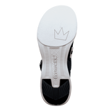 Brunswick Slingshot Black/White Bowling Shoes * Athletic performance knit * Easy to slip on * No lace fastening system * Extra-light molded EVA outsole * Raised rubber heel for a controlled slide * Pure slide microfiber slide soles on both sides * Superior slide immediately *  * 