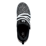 Brunswick Slingshot Black/White Bowling Shoes * Athletic performance knit * Easy to slip on * No lace fastening system * Extra-light molded EVA outsole * Raised rubber heel for a controlled slide * Pure slide microfiber slide soles on both sides * Superior slide immediately *  * 