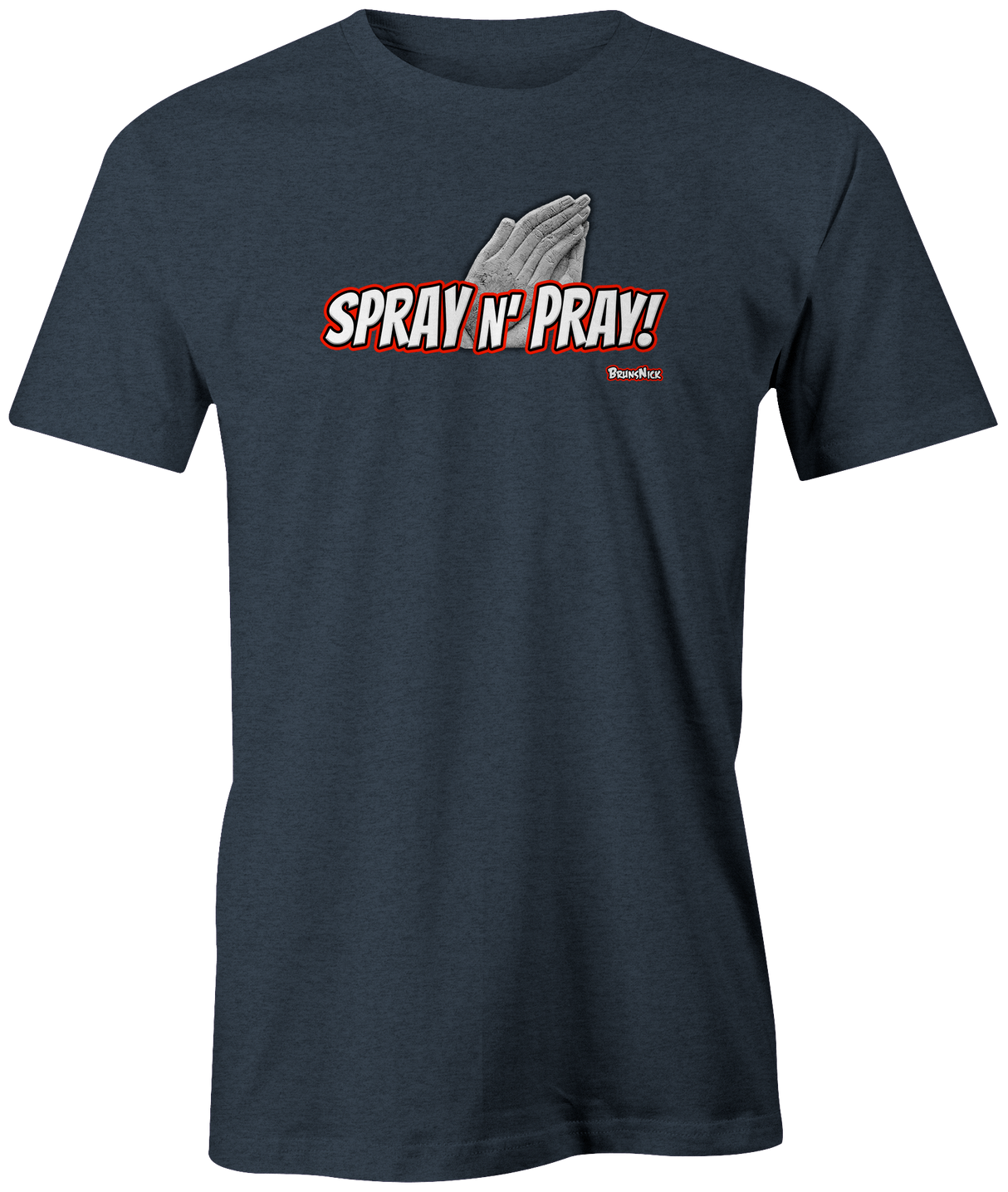 spray-n-pray brunsnick bowling youtube tshirt