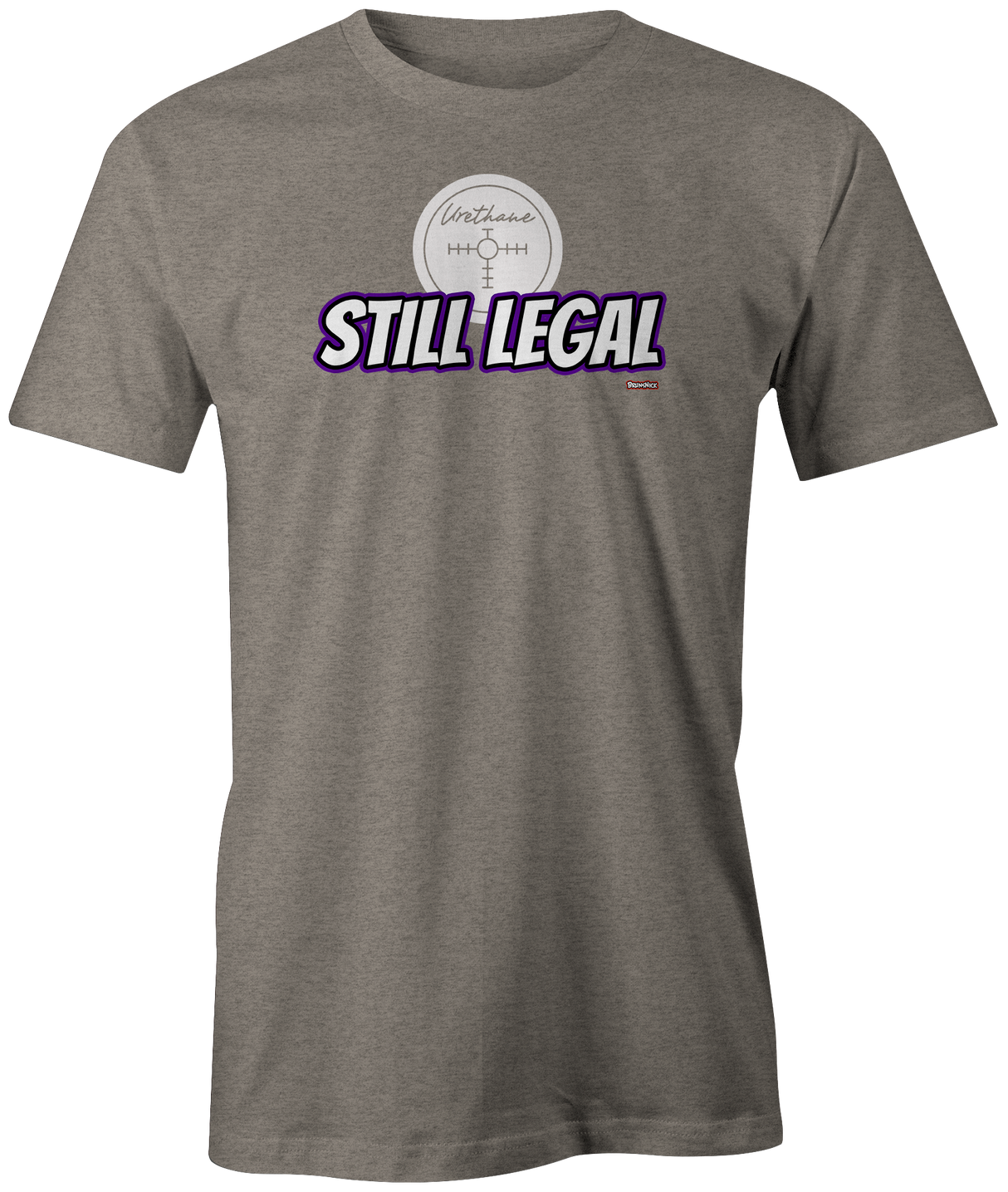 still-legal bowling tee shirt BrunsNick brands of brunswick bowler tshirt