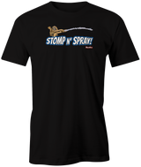 stomp-n-spray tshirt brunsnick youtube bowling tee shirt 