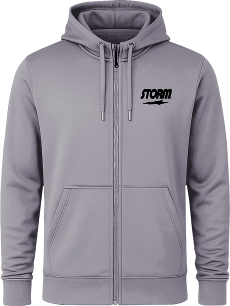 Storm Black Full Zip Hoodie