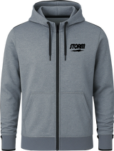Storm Black Full Zip Hoodie