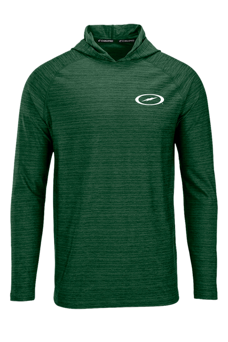 Storm Bolt White Striker Performance Hoodie