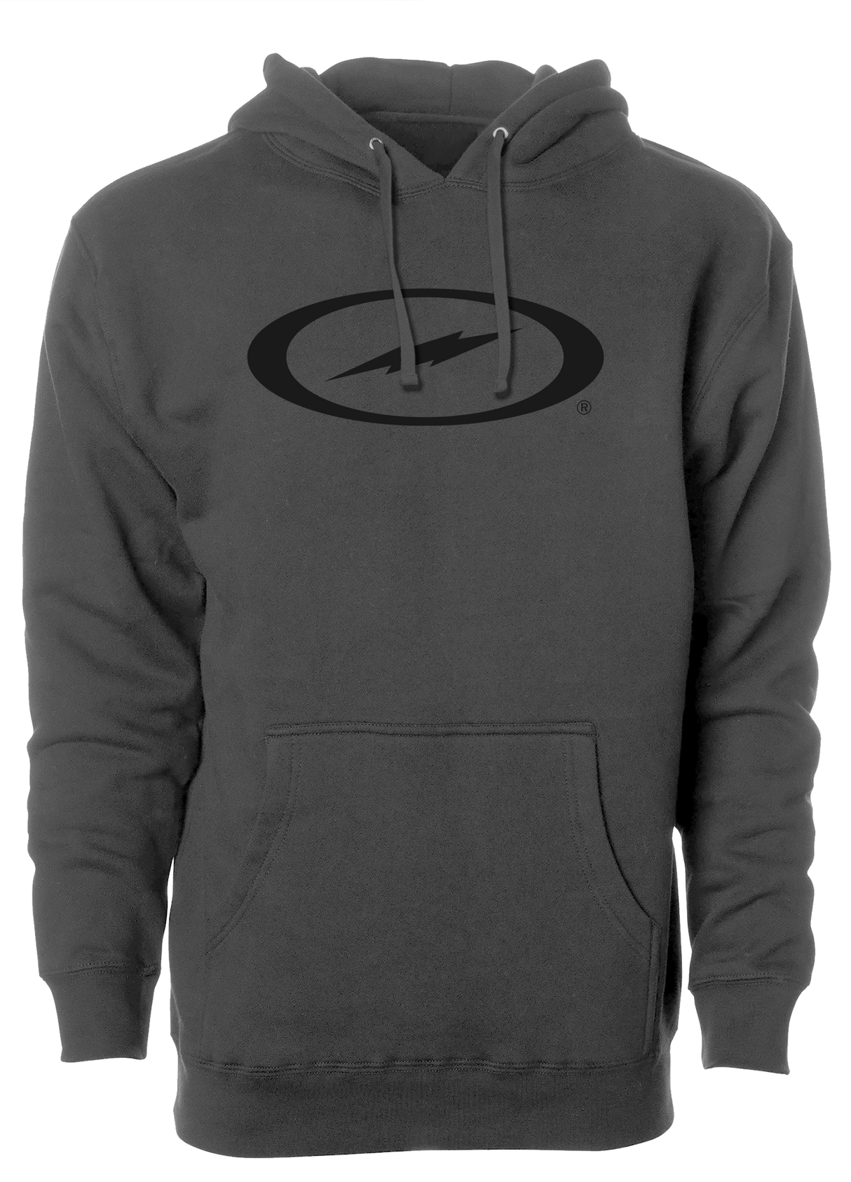 Storm Oval Bolt Logo Hoodie Black