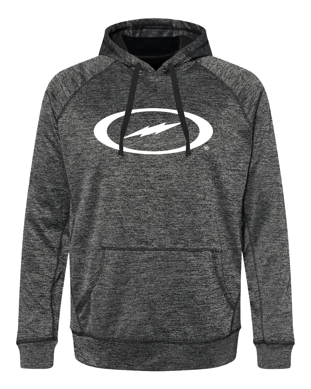 storm oval bolt performance hoodie white bowlers company