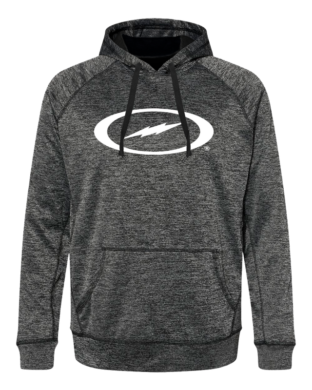 storm oval bolt performance hoodie white bowlers company