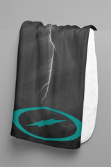 Storm Lightning Bolt 60" x 80" Plush Blanket
