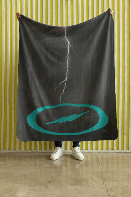 Storm Lightning Bolt 60" x 80" Plush Blanket