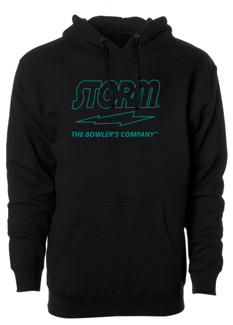 Storm "The Bowler's Company" Hoodie Teal Outline