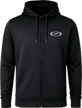 Storm Oval Bolt White Full Zip Hoodie