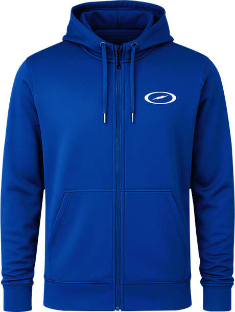 Storm Oval Bolt White Full Zip Hoodie