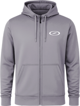 Storm Oval Bolt White Full Zip Hoodie