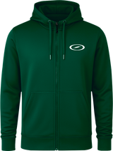 Storm Oval Bolt White Full Zip Hoodie
